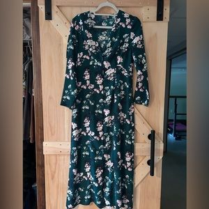 ASOS Long Sleeve Button Down Maxi Dress